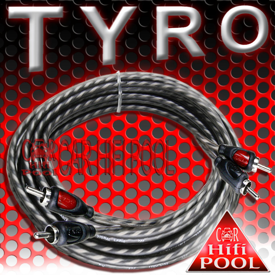 ACV TYRO 30.4970-300 3 Meter Stereo Cinchkabel verdrillt Cinch Kabel 