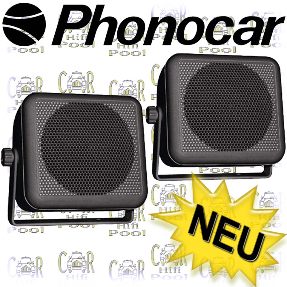 PHONOCAR 66/199 P Aufbaulautsprecher Paar Lautsprecher  